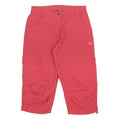 MAMMUT Womens Shorts Red Casual Cargo M W28 Lightweight Pockets