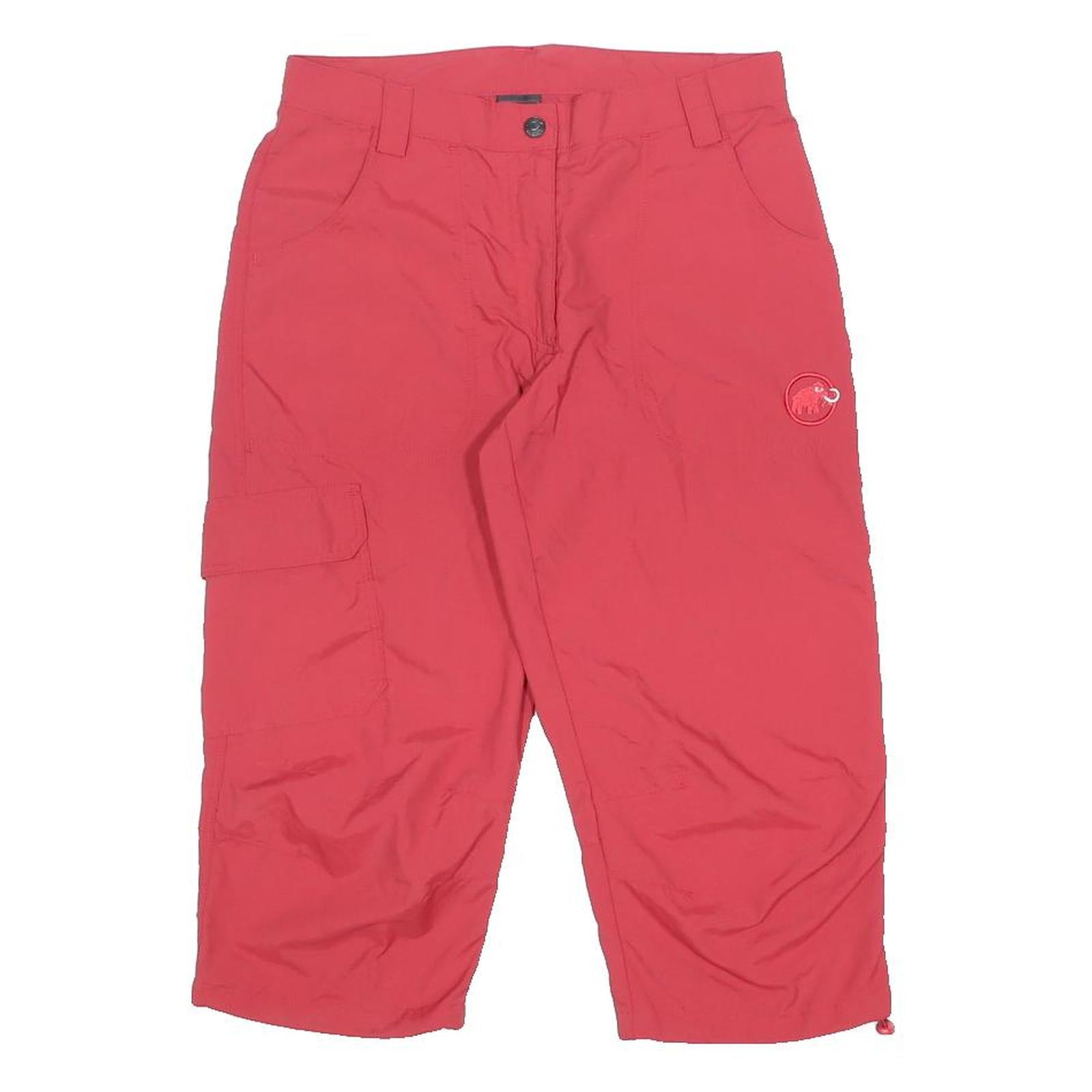 MAMMUT Womens Shorts Red Casual Cargo M W28 Lightweight Pockets