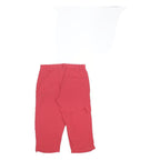 MAMMUT Womens Shorts Red Casual Cargo M W28 Lightweight Pockets