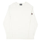 RALPH LAUREN POLO JEANS COMPANY Mens White Plain V Neck Basic Knit Jumper XL