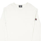 RALPH LAUREN POLO JEANS COMPANY Mens White Plain V Neck Basic Knit Jumper XL