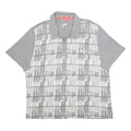 PUMA Mens Grey & Light Grey Colourblock Short Sleeve Polo Shirt 2XL Cotton
