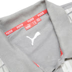 PUMA Mens Grey & Light Grey Colourblock Short Sleeve Polo Shirt 2XL Cotton