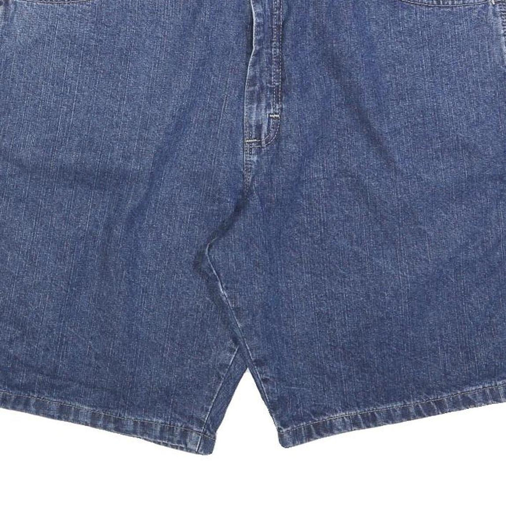 WRANGLER Mens Denim Blue Casual Shorts XL W38 Utility Workwear Cotton Blend