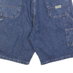WRANGLER Mens Denim Blue Casual Shorts XL W38 Utility Workwear Cotton Blend