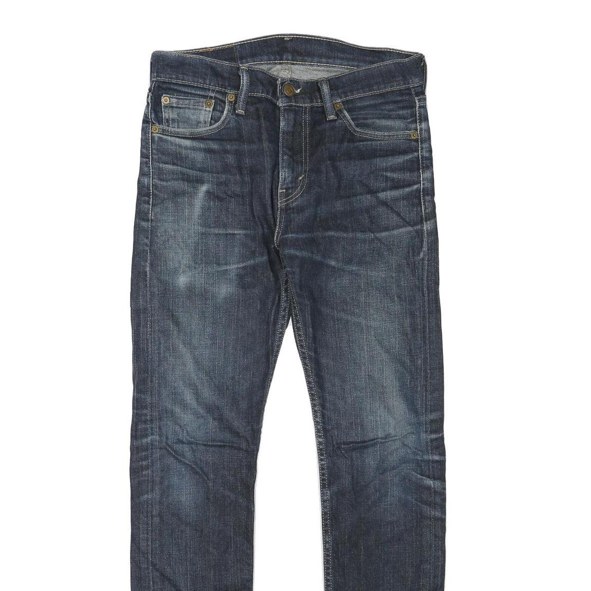 LEVI'S 510 Mens Jeans Blue Regular Skinny Denim Medium W30 L32 Zip Cotton Blend