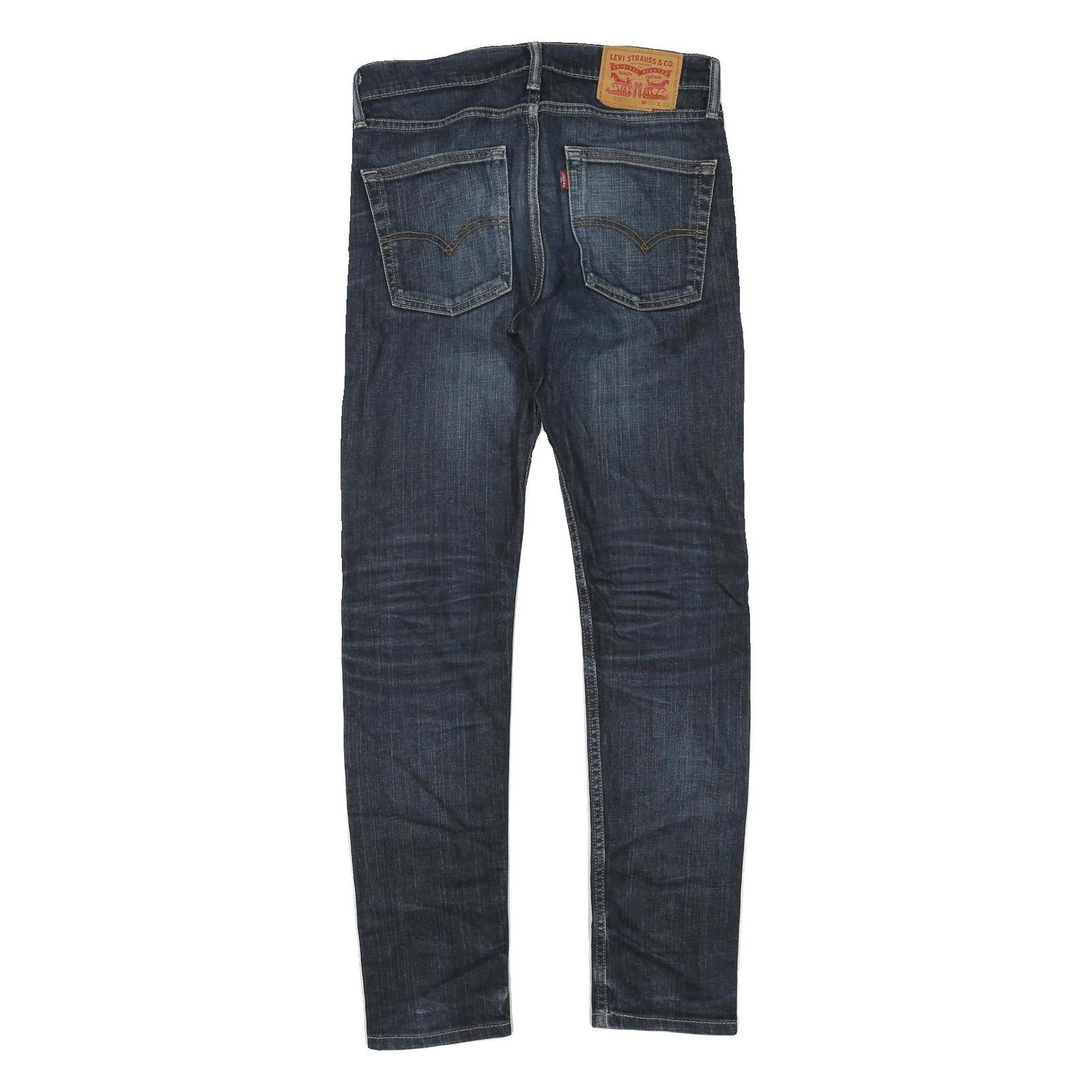 LEVI'S 510 Mens Jeans Blue Regular Skinny Denim Medium W30 L32 Zip Cotton Blend