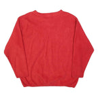 DISNEY Womens Red Patterned Crew Neck Basic Knit Jumper L Walt Disney World