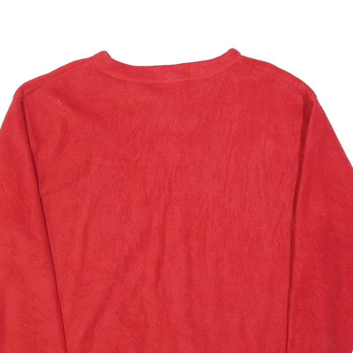 DISNEY Womens Red Patterned Crew Neck Basic Knit Jumper L Walt Disney World