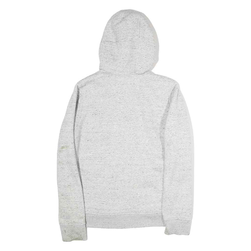 CARHARTT Mens Grey Hoodie Jacket S Cotton Plain Casual Zip Pockets