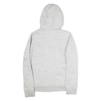 CARHARTT Mens Grey Hoodie Jacket S Cotton Plain Casual Zip Pockets