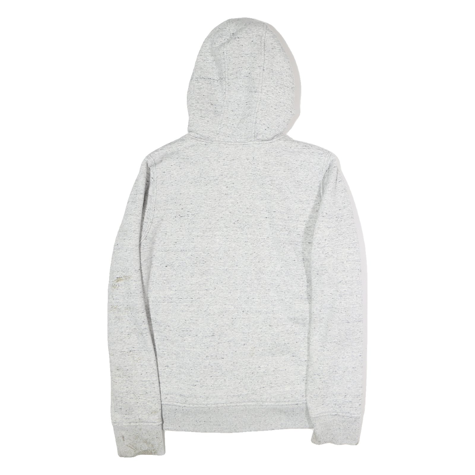 CARHARTT Mens Grey Hoodie Jacket S Cotton Plain Casual Zip Pockets