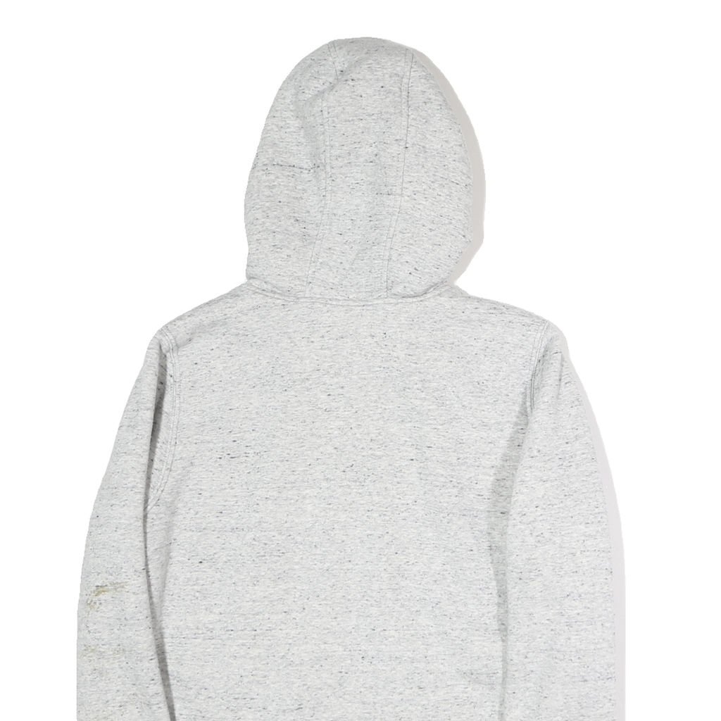 CARHARTT Mens Grey Hoodie Jacket S Cotton Plain Casual Zip Pockets