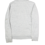 CARHARTT Mens Grey Hoodie Jacket S Cotton Plain Casual Zip Pockets