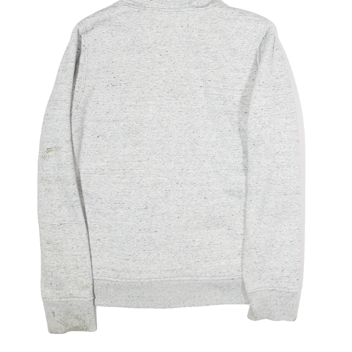 CARHARTT Mens Grey Hoodie Jacket S Cotton Plain Casual Zip Pockets