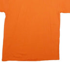 GILDAN Mens Orange Softball La Porte Graphic T-Shirt M Short Sleeve Crew Neck