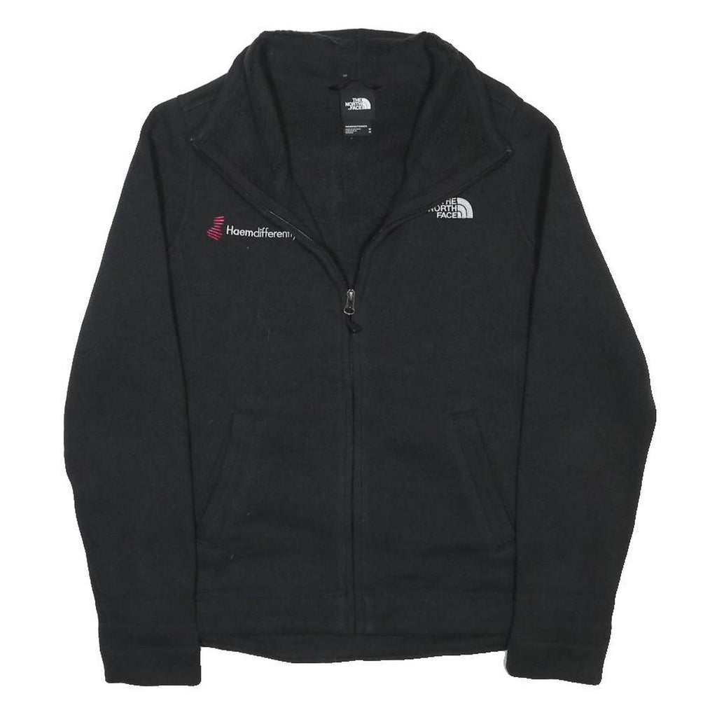 THE NORTH FACE Womens Black Softshell Jacket M Polyester Blend Zip Outdoor Warm
