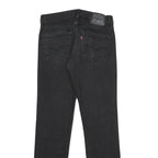 LEVI'S 511 Slim Mens Jeans Black Slim Skinny Denim Medium W30 L32 Zip