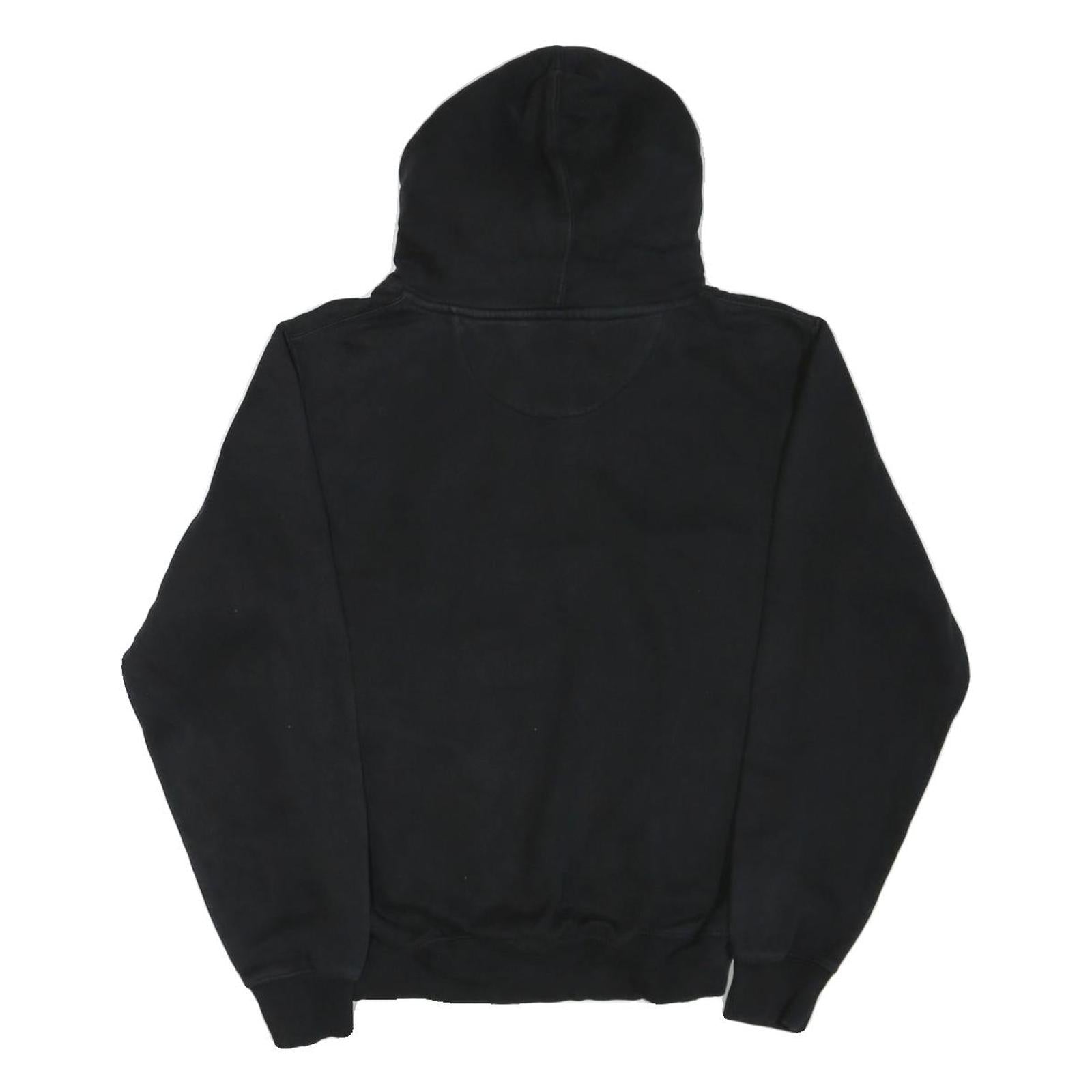 HARD ROCK CAFE Mens Black Hoodie M Sacramento Printed Cotton Blend Pullover