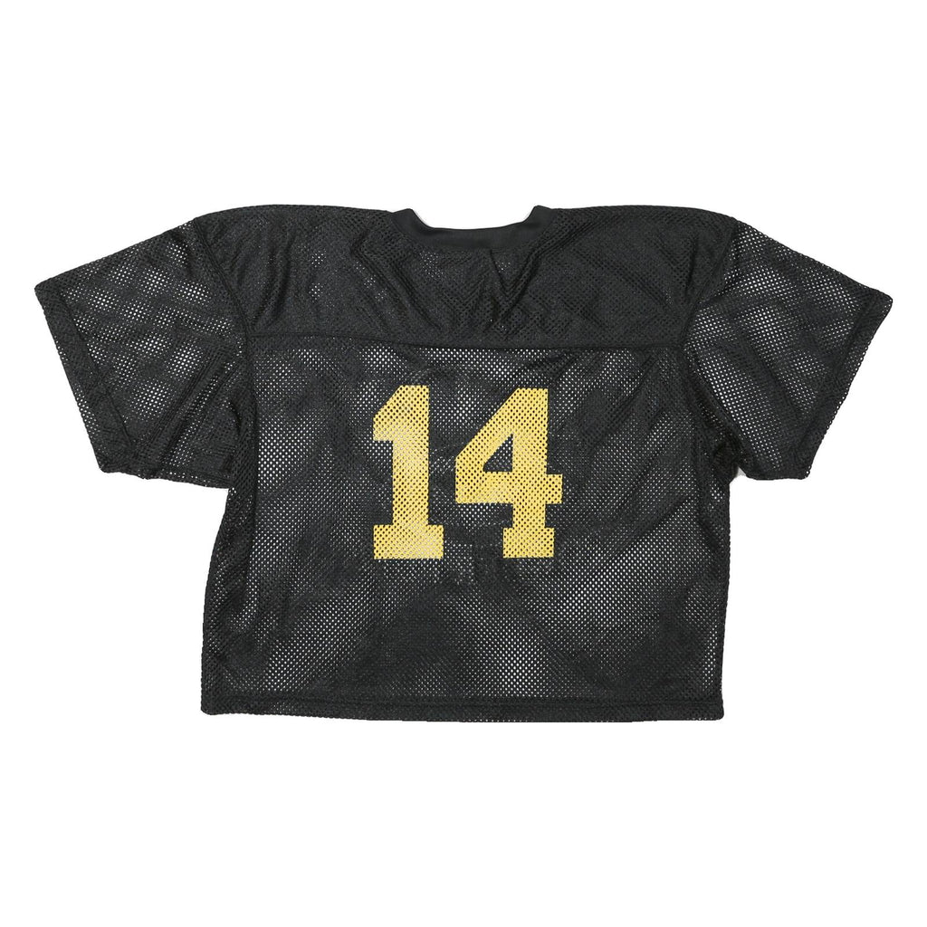Mens Black SJV 2014 Powder Puff Graphic T-Shirt M Short Sleeve V-Neck Sports