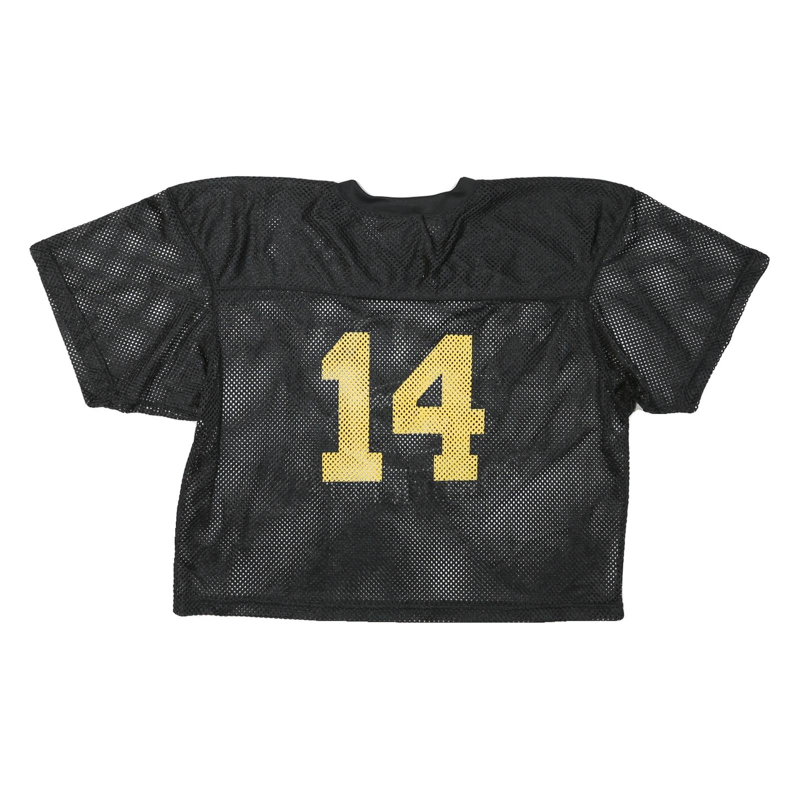Mens Black SJV 2014 Powder Puff Graphic T-Shirt M Short Sleeve V-Neck Sports
