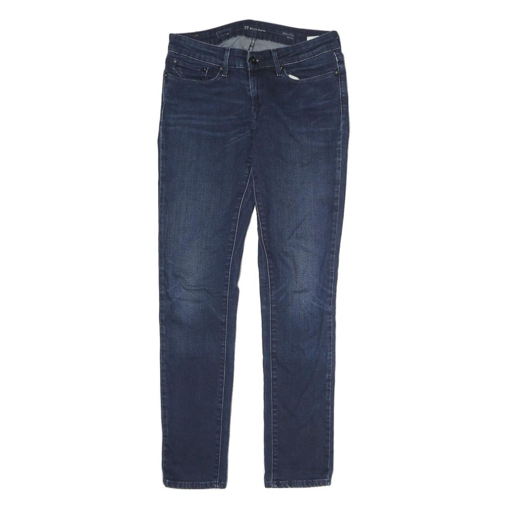 LEVI'S Womens Jeans Blue Slim Skinny Denim Medium W28 L29 Classic Cotton Zip