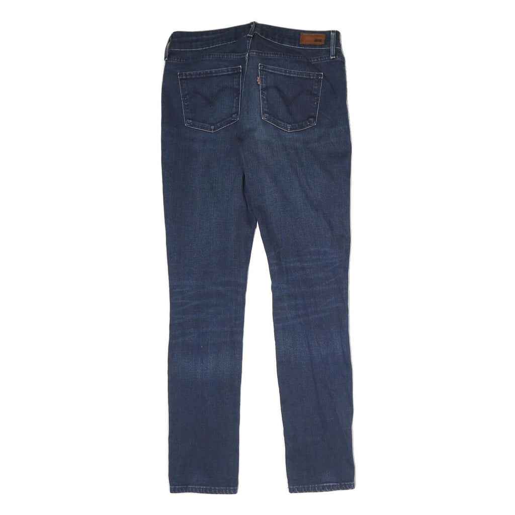 LEVI'S Womens Jeans Blue Slim Skinny Denim Medium W28 L29 Classic Cotton Zip