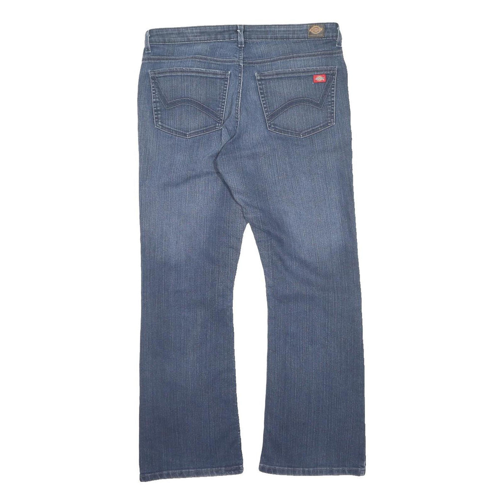 DICKIES Mens Regular Fit Blue Denim Jeans W36 L30 Zip Pocket Detail