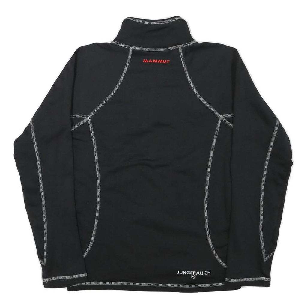 MAMMUT Womens Black Polyester Blend Pullover XS Outdoor Hiking Sweatshirt