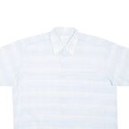 Mens Shirt Blue Check L