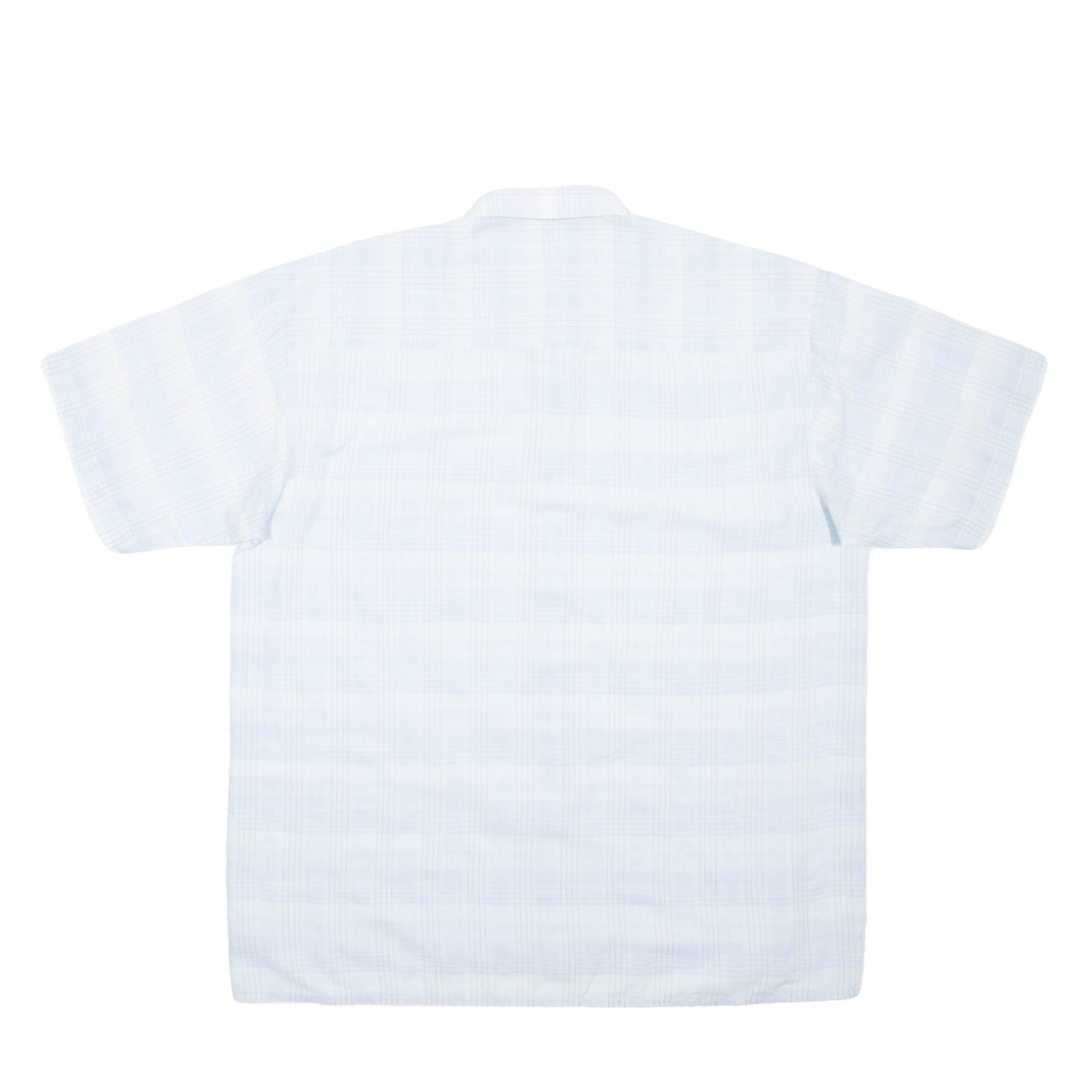 Mens Shirt Blue Check L