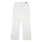 LEVI'S 529 Womens Jeans White Regular Straight Denim W28 L32 Classic Zip Cotton