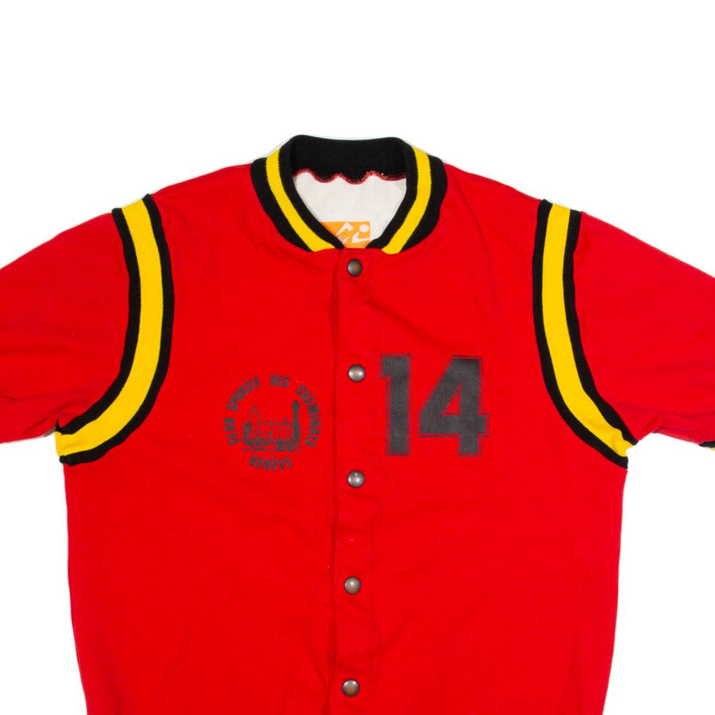 PANZERI Short Sleeve Mens Jacket Red L