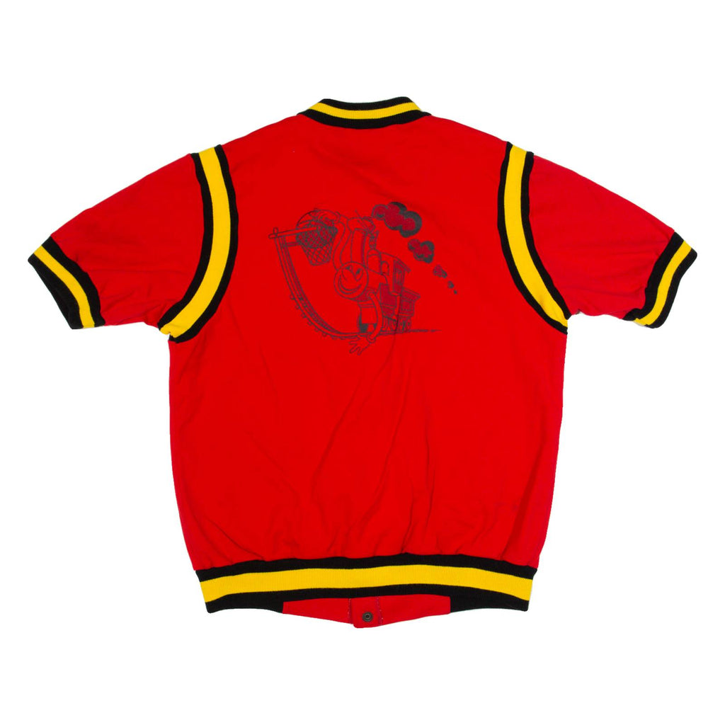 PANZERI Short Sleeve Mens Jacket Red L