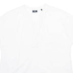 JOOP Womens Blouse White V-Neck M