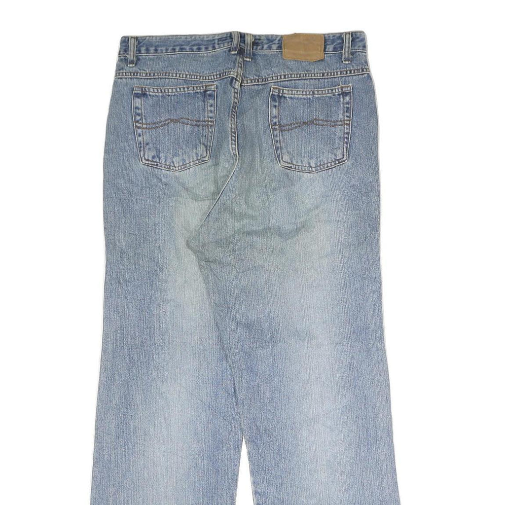 TEX JEANS Mens Regular Fit Blue Denim Jeans W32 L29 Classic Cotton Zip