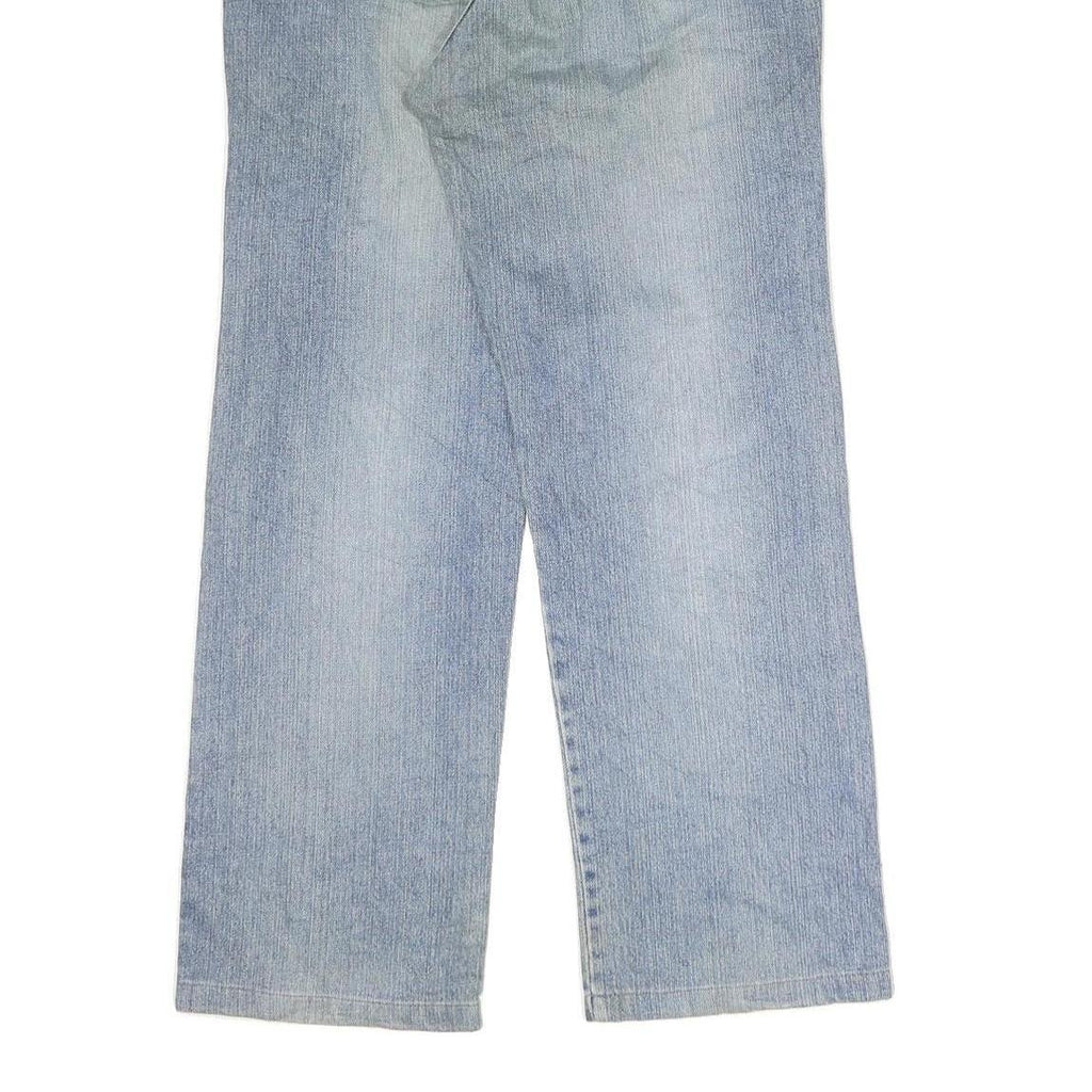 TEX JEANS Mens Regular Fit Blue Denim Jeans W32 L29 Classic Cotton Zip