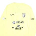 NIKE Mens Yellow & Black Football Shirt Long Sleeve Crew Neck Reulier 41