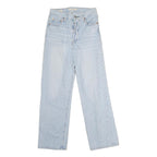 LEVI'S Womens Jeans Blue Regular Straight Denim Light W26 L27 Classic Button Fly