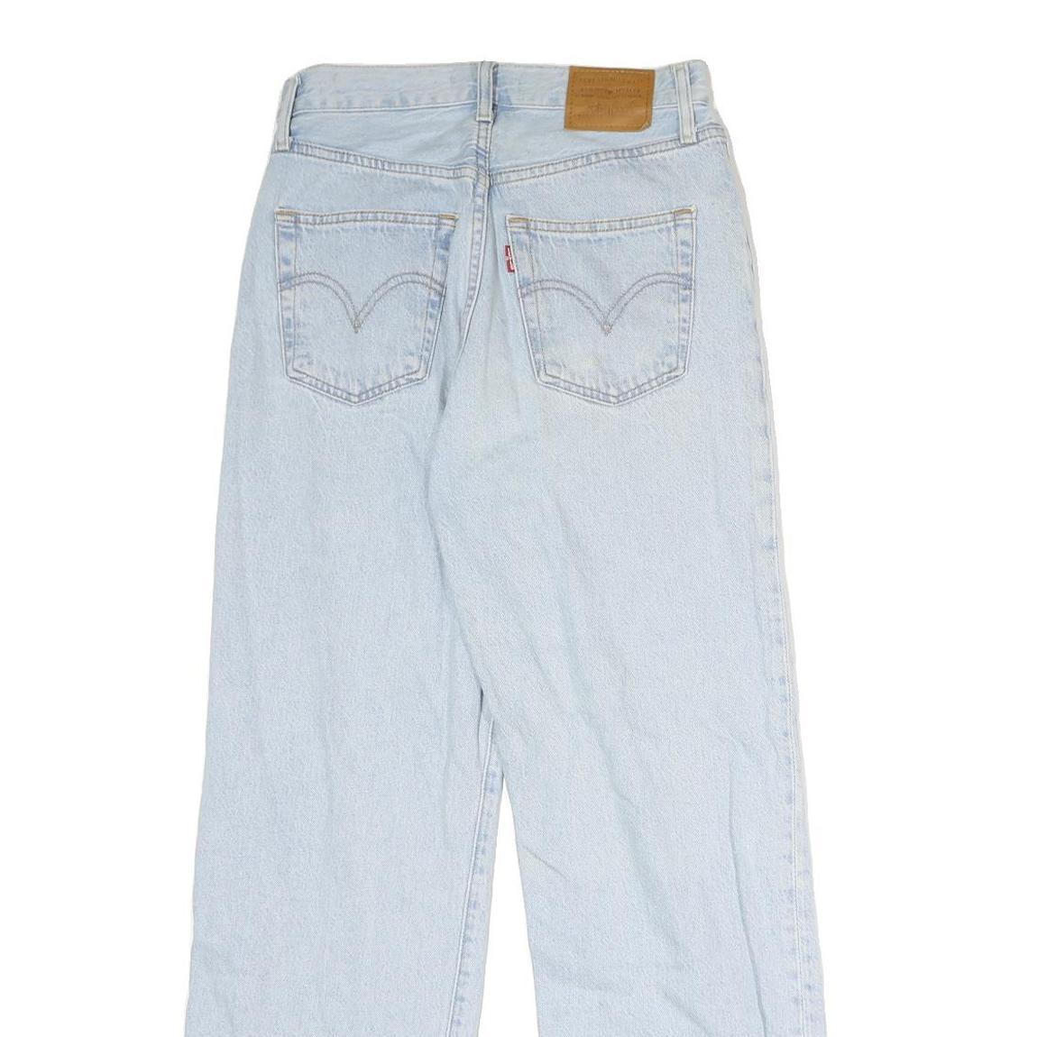 LEVI'S Womens Jeans Blue Regular Straight Denim Light W26 L27 Classic Button Fly