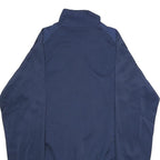 NIKE Mens Navy Blue Sports Zip Track Jacket L Polyester Plain