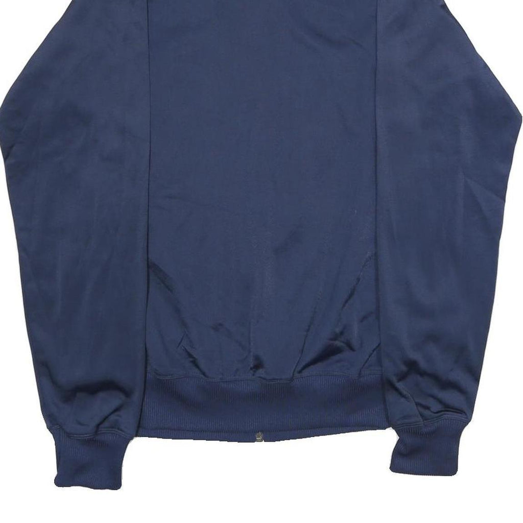 NIKE Mens Navy Blue Sports Zip Track Jacket L Polyester Plain