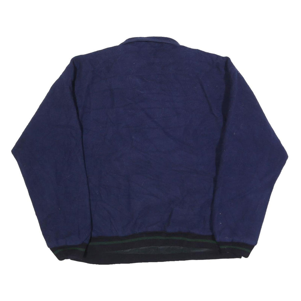 SUN ICE Mens Blue Plain Pullover Jumper Crew Neck Basic Knit L Polyester