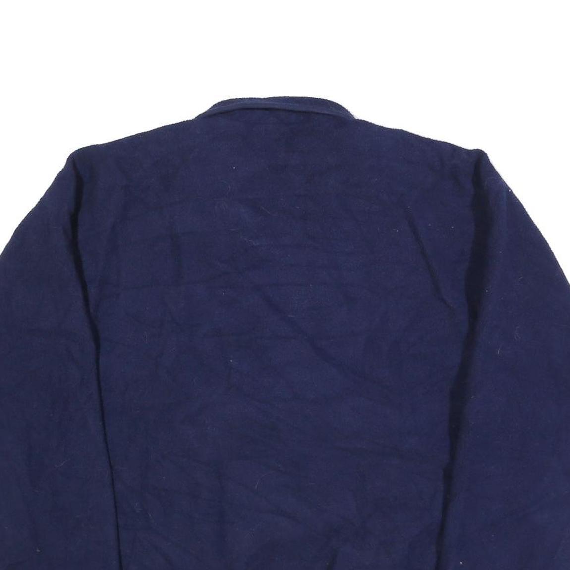 SUN ICE Mens Blue Plain Pullover Jumper Crew Neck Basic Knit L Polyester