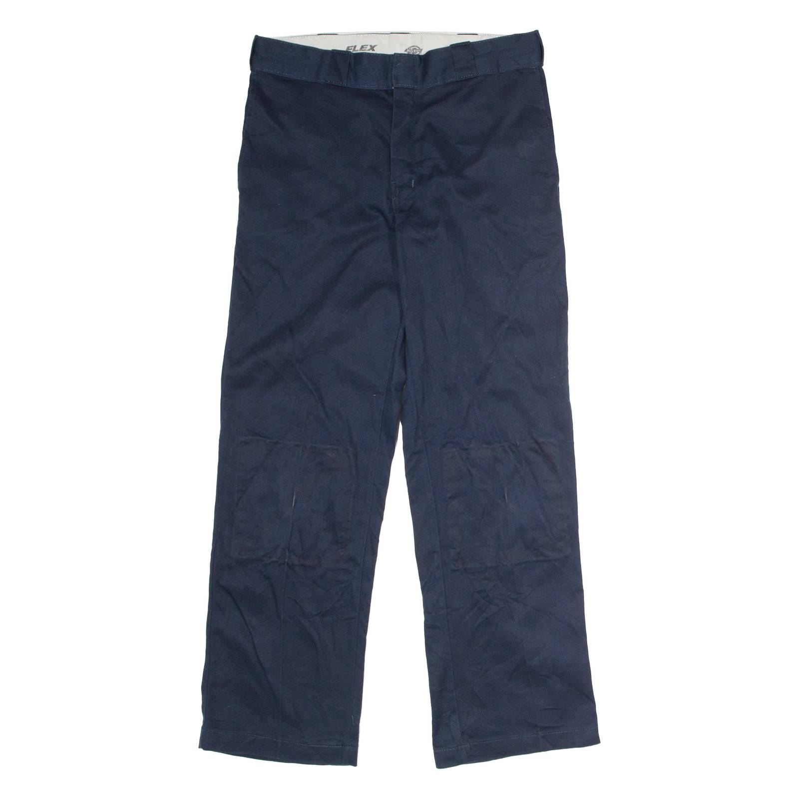 DICKIES 874 Flex Workwear Mens Twill Trousers Blue Classic Straight W32 L30