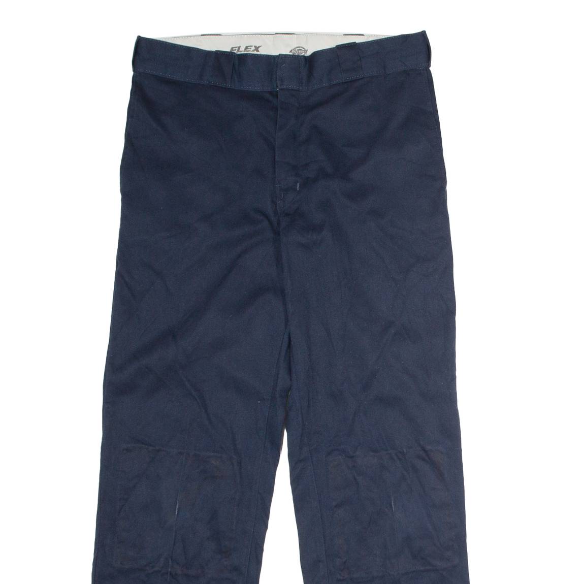 DICKIES 874 Flex Workwear Mens Twill Trousers Blue Classic Straight W32 L30