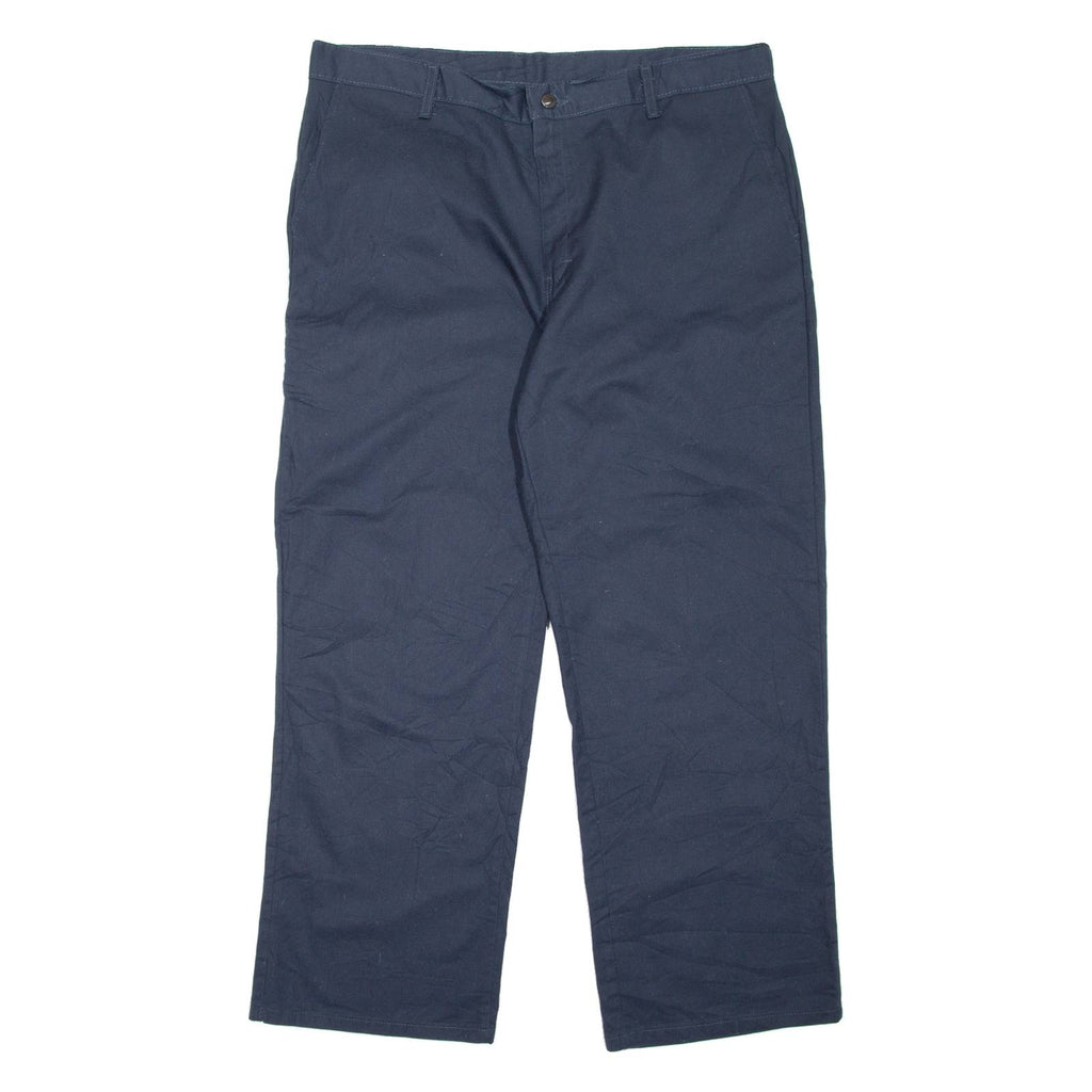DICKIES Workwear Mens Trousers Blue Loose Straight W38 L29