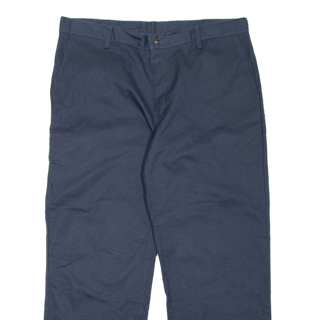 DICKIES Workwear Mens Trousers Blue Loose Straight W38 L29