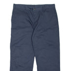 DICKIES Workwear Mens Trousers Blue Loose Straight W38 L29