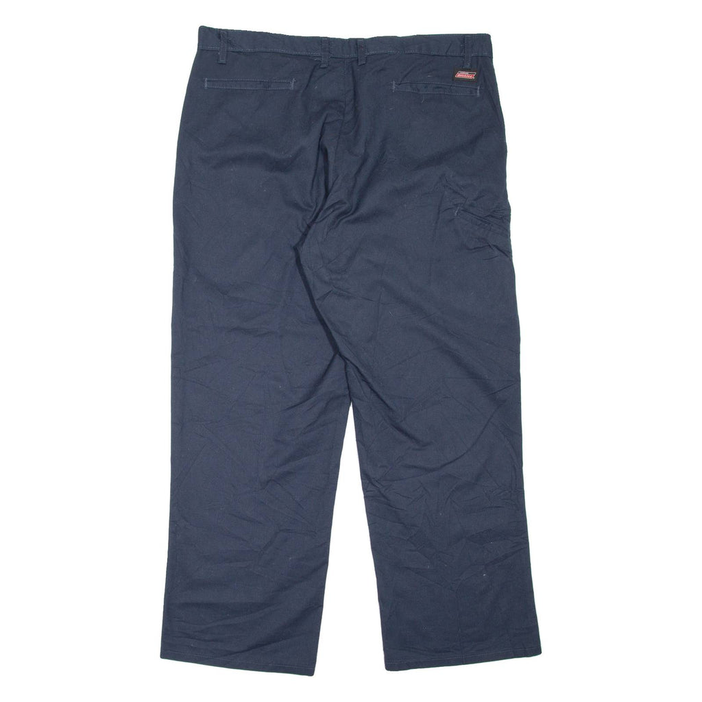 DICKIES Workwear Mens Trousers Blue Loose Straight W38 L29